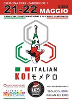 Leggi tutto il messaggio: Concorso Internazionale di carpe giapponesi - Cremona fiere 21-22 Maggio 2022