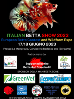 Leggi tutto il messaggio: Sponsor del concorso internazionale di Betta show - 17/18 giugno 2023